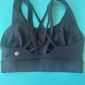 lululemon athletica Black Crisscross Sports Bra
